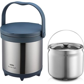 Термос THERMOS TCRA-4500 CS4.5L из нержавеющей стали с емкостью для еды Термос THERMOS TCRA-4500 CS4.5L из нержавеющей стали с емкостью для еды