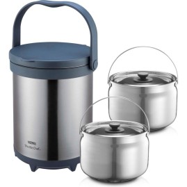 Термос THERMOS TCRA-6000 CS 6.0L из нержавеюще стали с емкостью для еды Термос THERMOS TCRA-6000 CS 6.0L из нержавеюще стали с емкостью для еды