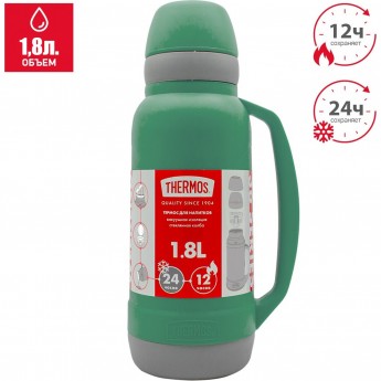 Термос THERMOS WEEKEND 36 1,8L Series Green со стеклянной колбой Термос THERMOS WEEKEND 36 1,8L Series Green со стеклянной колбой